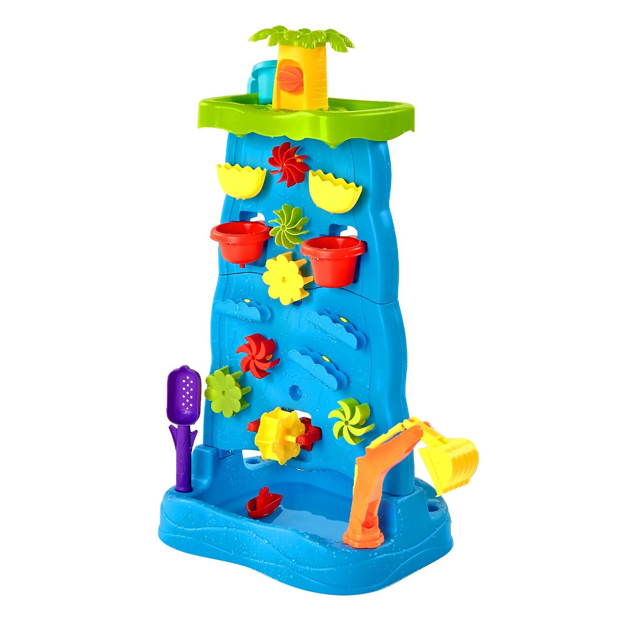 Kids Double-Sided Sand and Water Play Table with 37PCS Accessories